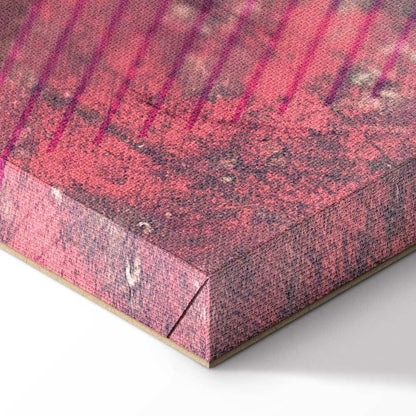 Leinwandbild - Crimson Abstraction (1 Part) Vertical