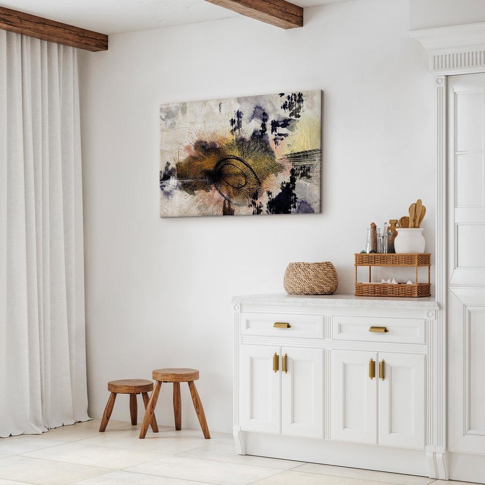 Leinwandbild - Morning on the River (1 Part) Wide