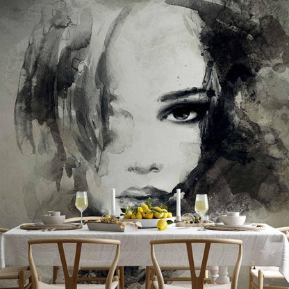 Fototapete - Mysterious Girl Artgeist
