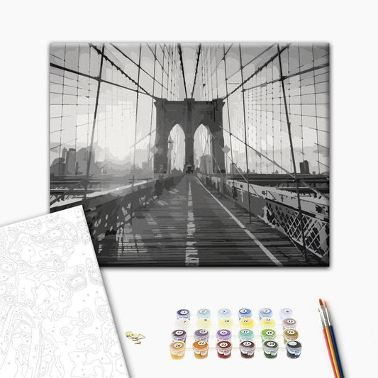 Malen nach Zahlen - New York Bridge