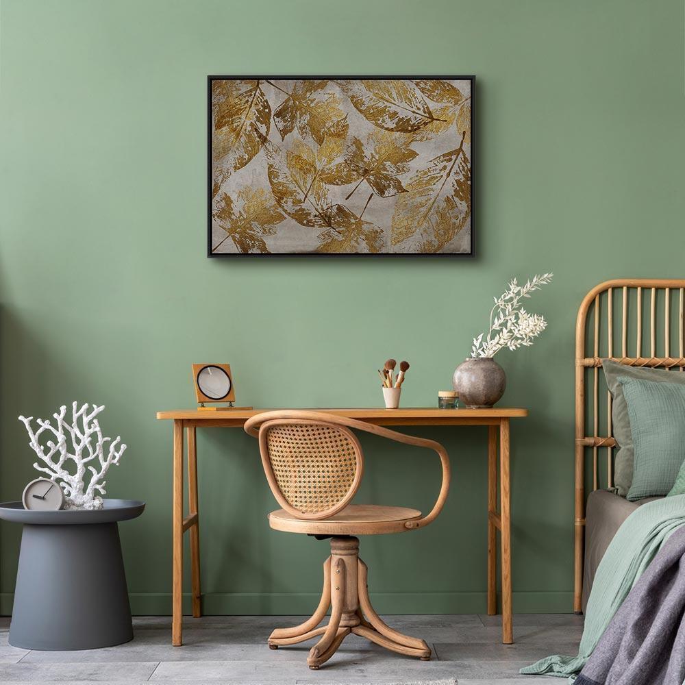 Leinwandbild - Gold Mosaic (1 Part) Wide