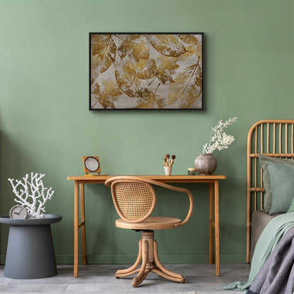 Leinwandbild - Gold Mosaic (1 Part) Wide