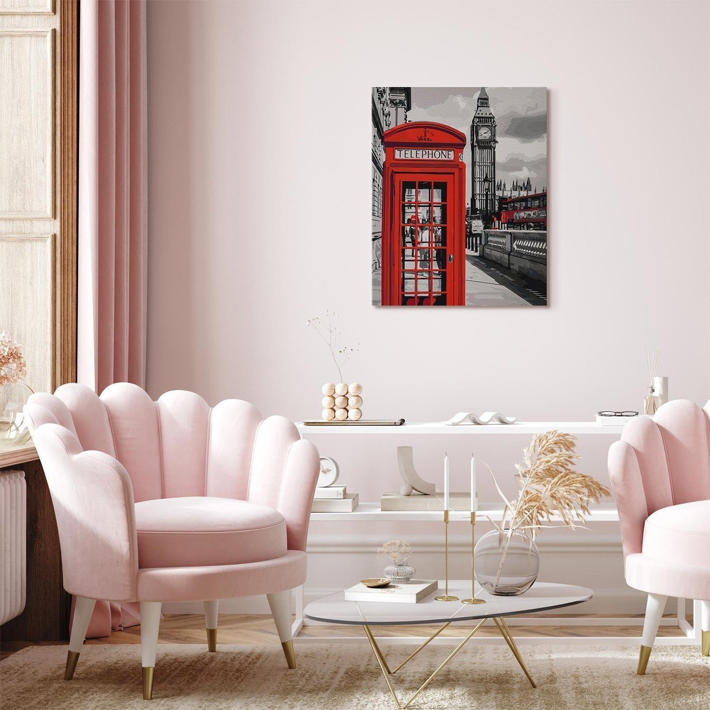 Malen nach Zahlen - Telephone Booth