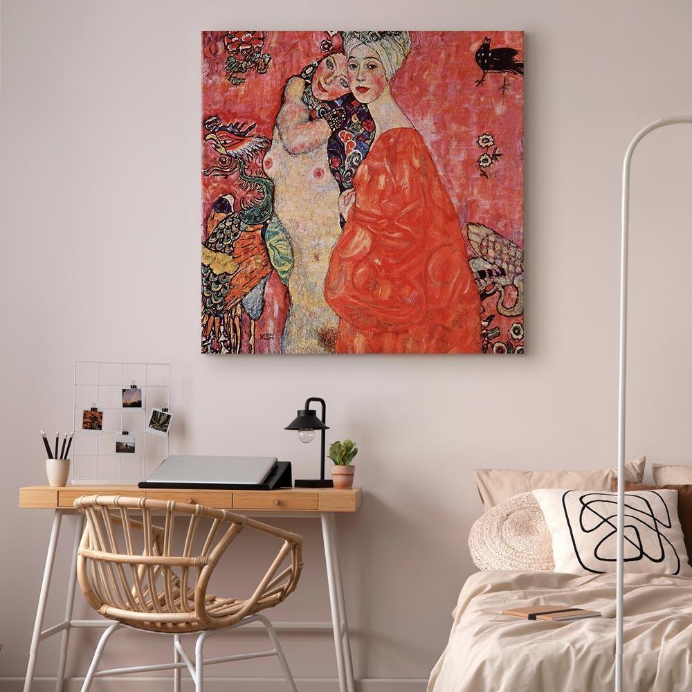 Leinwandbild - Gustav Klimt – The Women Friends
