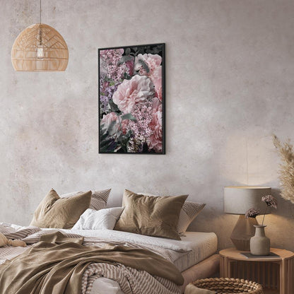 Leinwandbild - Among Flowers (1-part) - Blooming Plants in Nature's Colors