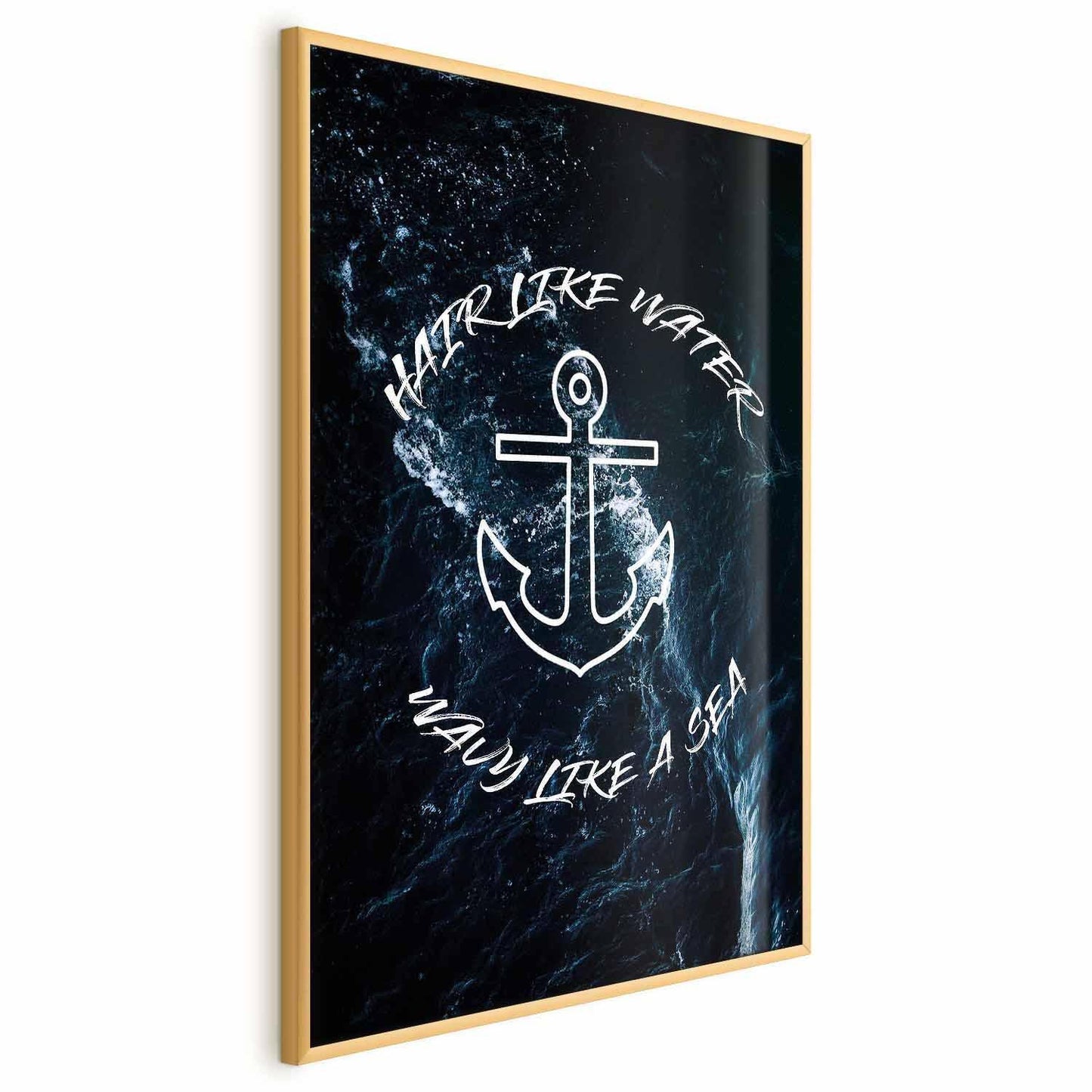 Poster - Hair Like Water, Wavy Like the Sea Artgeist