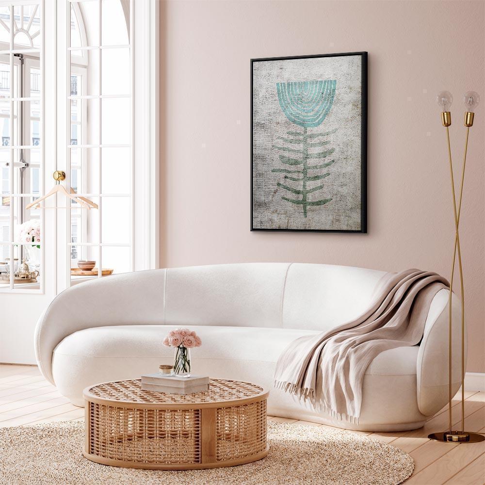 Leinwandbild - Blue Lily (1 Part) Vertical