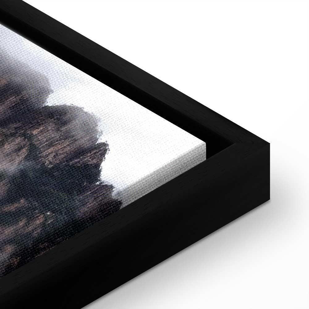 Leinwandbild - Heart of Mountain Landscape (1-part) - Clouds Amid Rocks