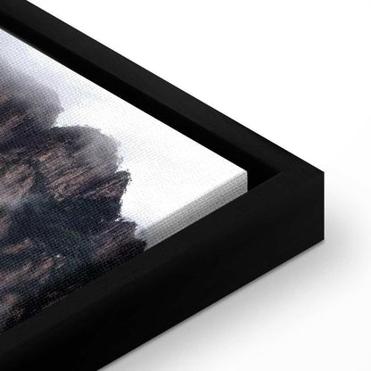 Leinwandbild - Heart of Mountain Landscape (1-part) - Clouds Amid Rocks