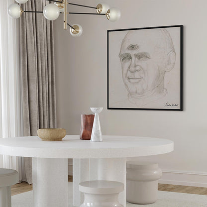 Leinwandbild - Frida Kahlo – Portrait of Nacho Aguirre