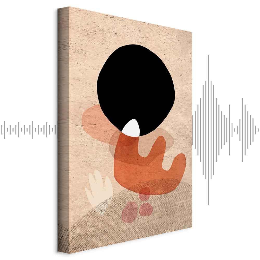 Leinwandbild - Black Stone (1 Part) Vertical