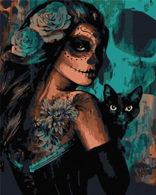 Malen nach Zahlen - Halloween celebration