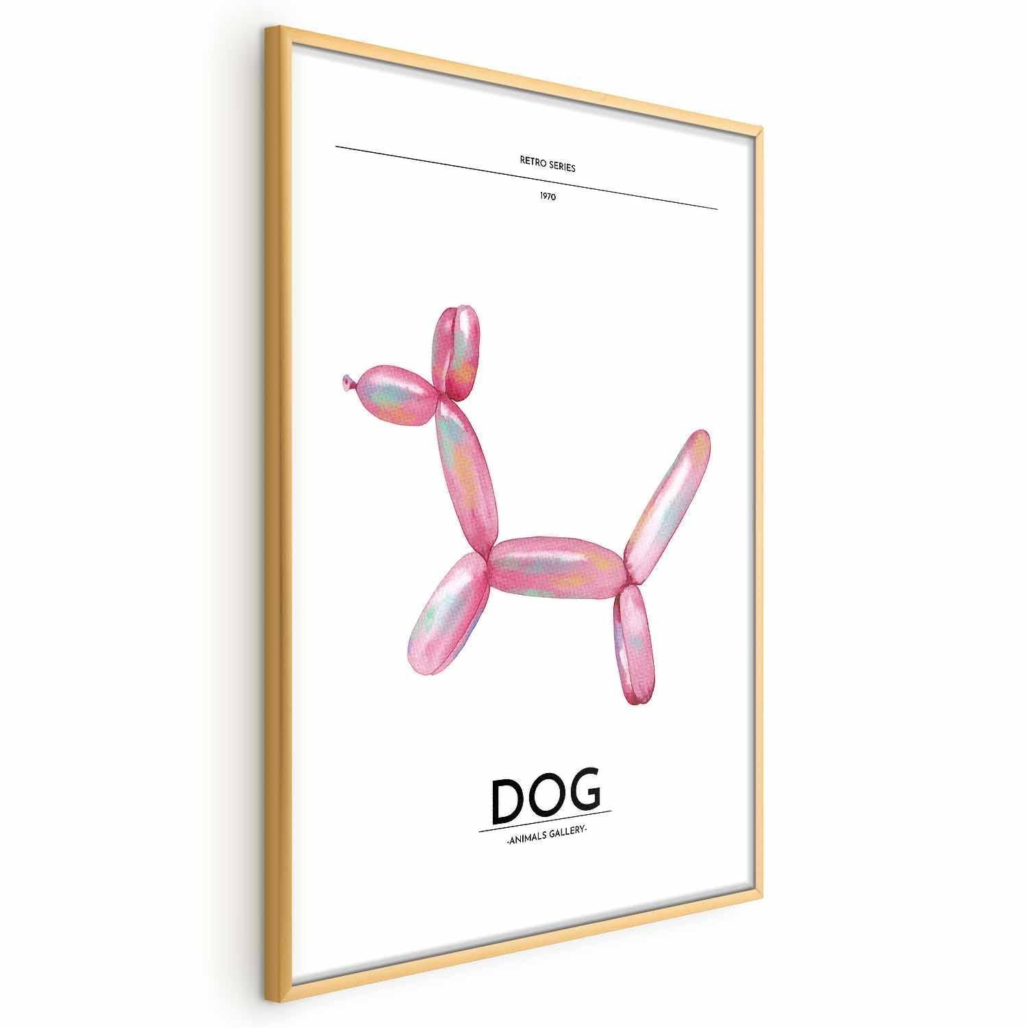 Poster - Holo-Dog - Colorful Retro Dog Artgeist