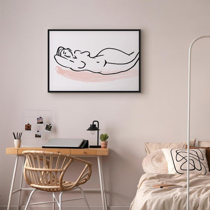 Leinwandbild - Sunbathing (1 Part) Wide