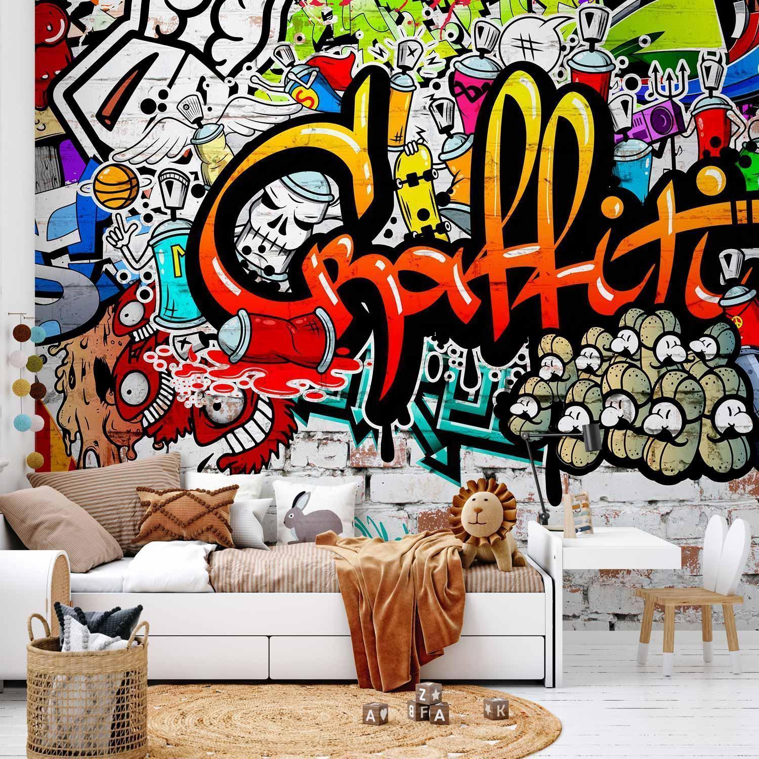 Fototapete - Colorful Graffiti Artgeist
