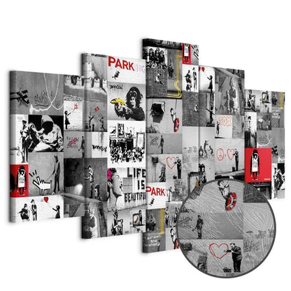 Leinwandbild - Street Art: Banksy IV