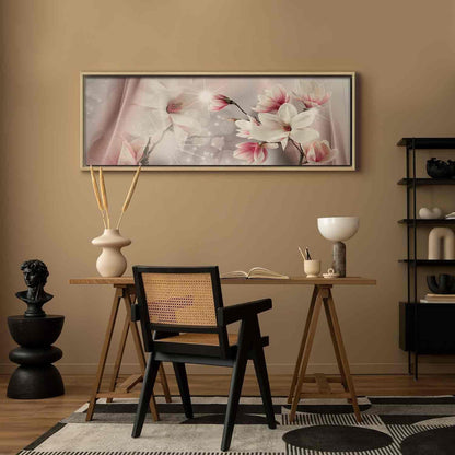 Leinwandbild - Magnolia Reflection (1 Part) Narrow