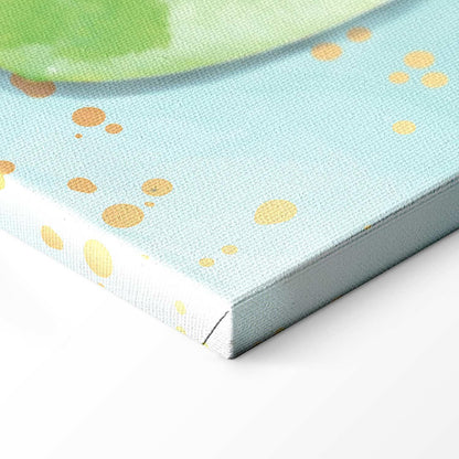 Leinwandbild - Pond in Japan