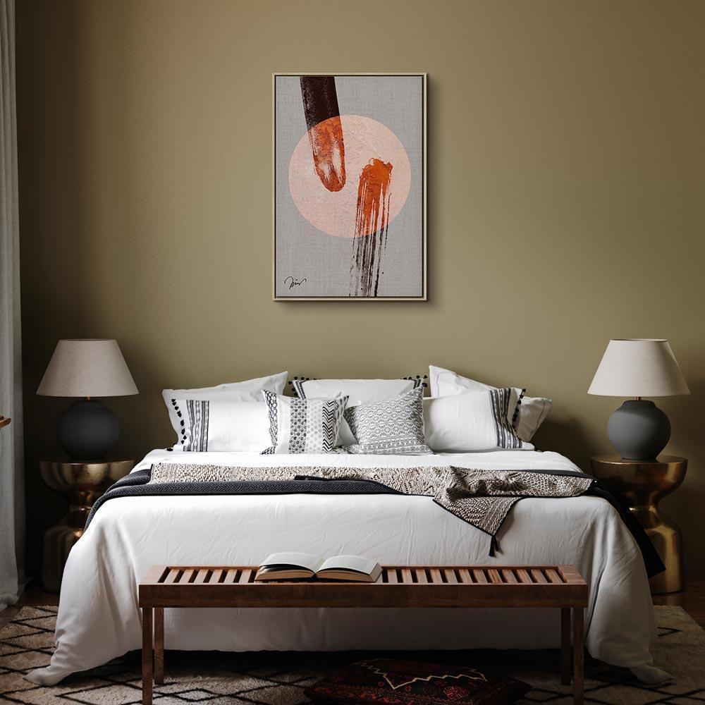 Leinwandbild - Two Comets (1 Part) Vertical