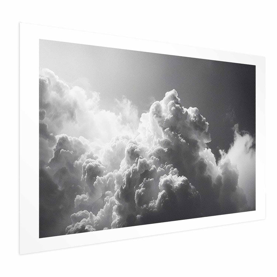 Poster - Extraordinary Phenomenon: The Sun Illuminating Dark Clouds Artgeist