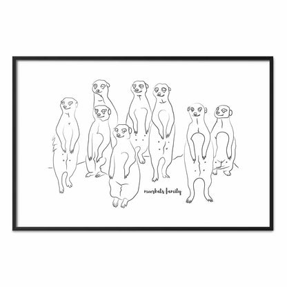 Poster - Meerkat Family