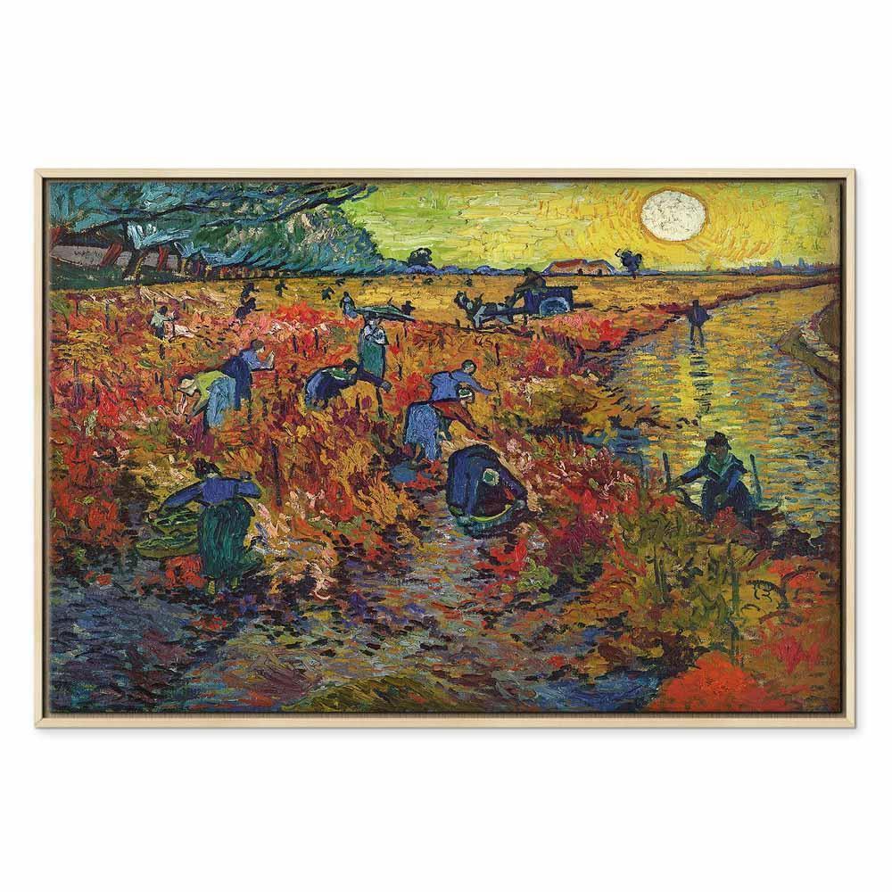Leinwandbild - Vincent van Gogh – The Red Vineyard