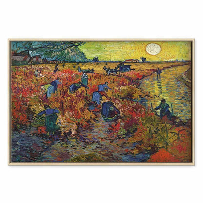 Leinwandbild - Vincent van Gogh – The Red Vineyard