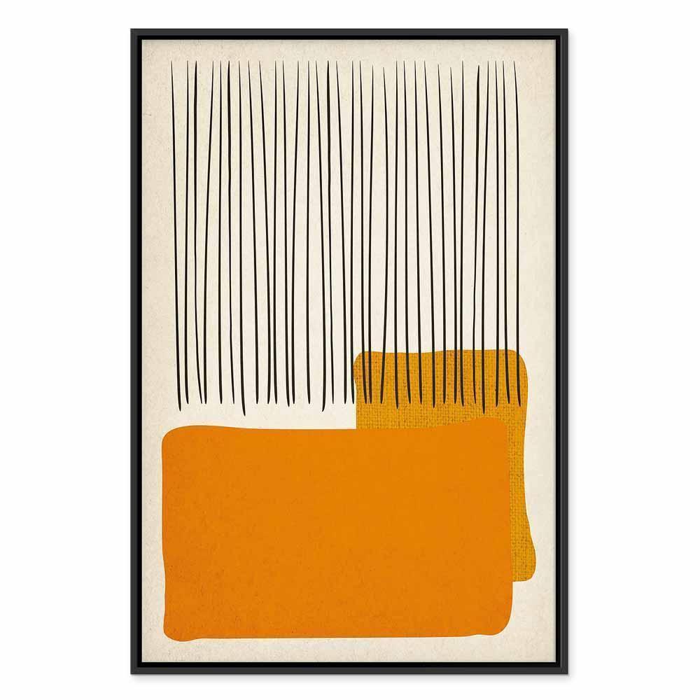 Leinwandbild - Rain on the Beach (1 Part) Vertical