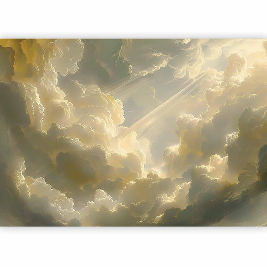 Fototapete - Enchanting Play of Colors Against a Backdrop of Clouds Artgeist