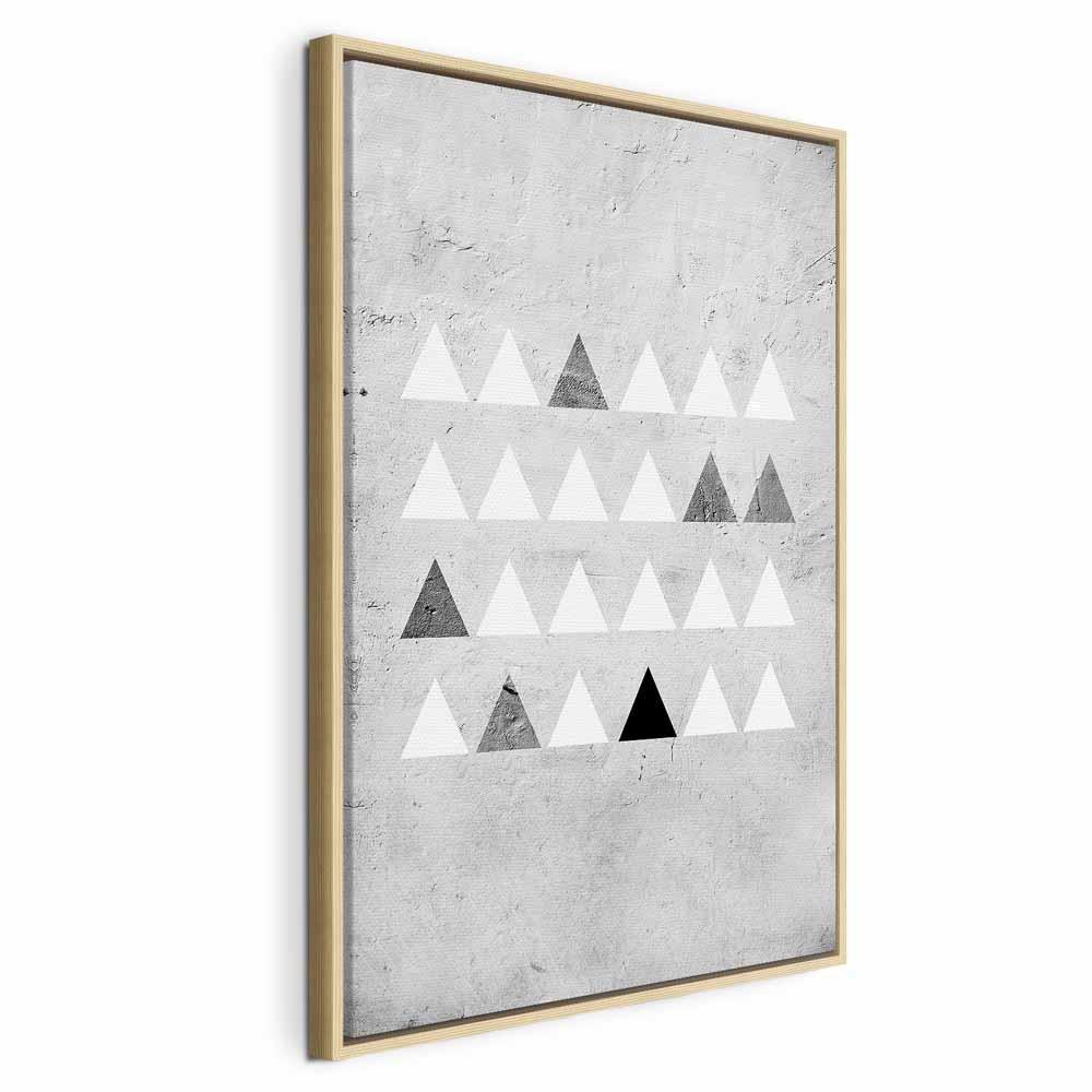 Leinwandbild - Grey Forest (1 Part) Vertical