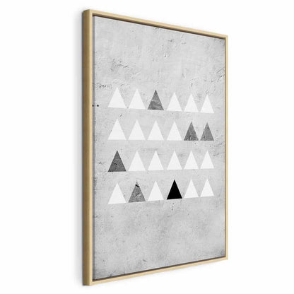 Leinwandbild - Grey Forest (1 Part) Vertical