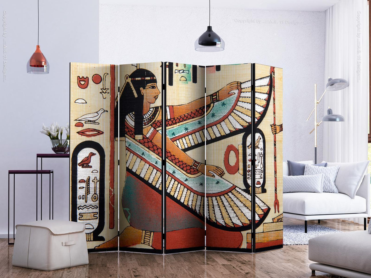 Paravent - Egyptian motif II Artgeist