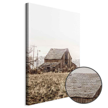 Leinwandbild - Abandoned Ranch (1 Part) Vertical