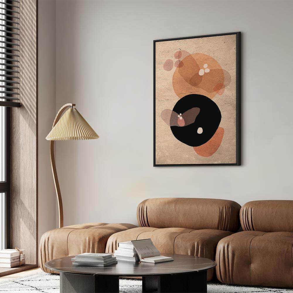 Leinwandbild - Moon Butterfly (1 Part) Vertical