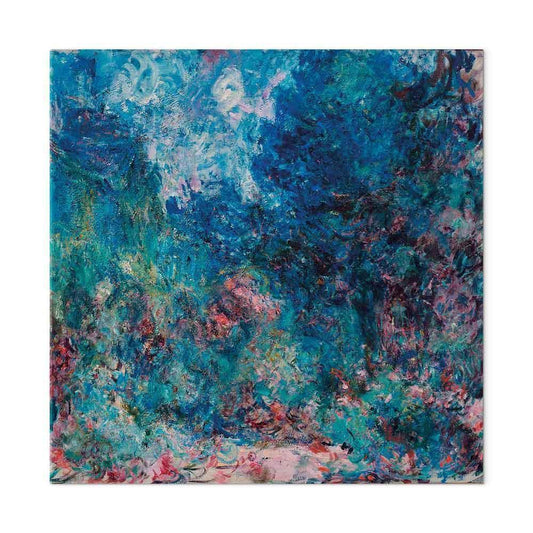 Leinwandbild - Claude Monet – La maison de l'artiste vue du jardin aux roses