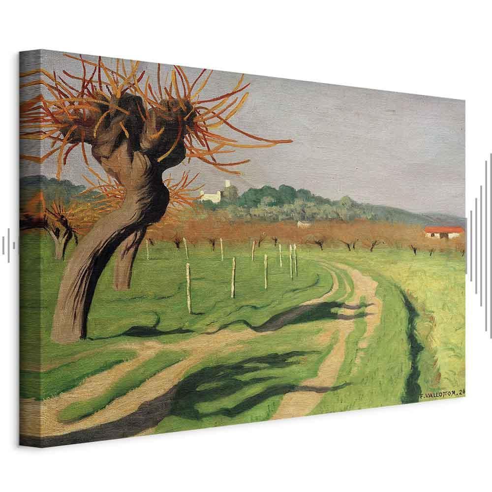 Leinwandbild - Félix Vallotton – Vallée de la Cagne