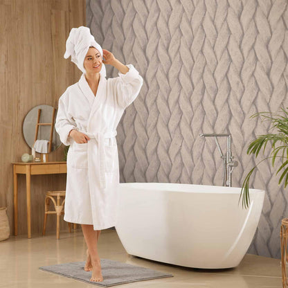 Fototapete Geflochtenes Muster – Strukturierte Flechtoptik in Naturtönen