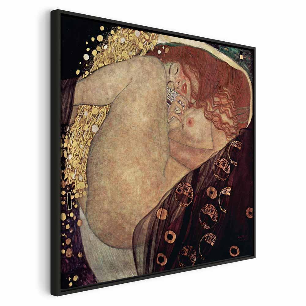 Leinwandbild - Gustav Klimt – Danae