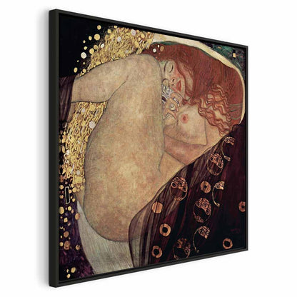 Leinwandbild - Gustav Klimt – Danae