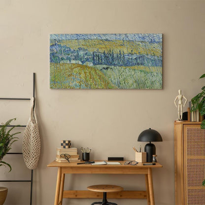 Leinwandbild - Vincent Van Gogh – Auvers in the Rain