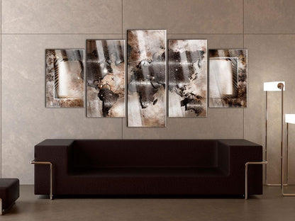 Acrylglasbild - Platinum Map