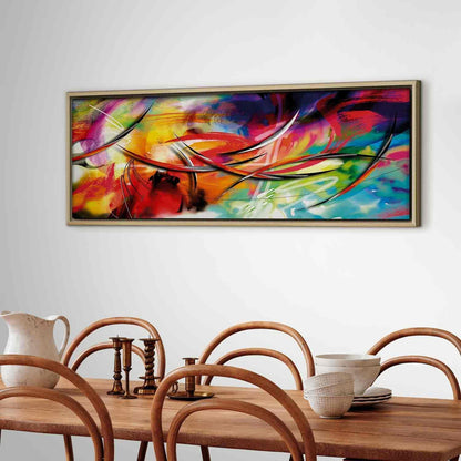 Leinwandbild - Dance of the rainbow