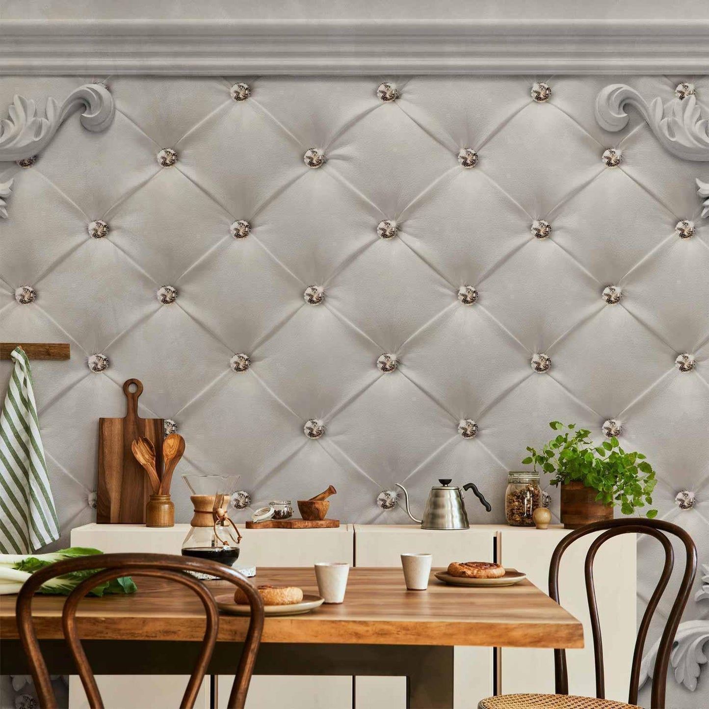 Fototapete - Quilted Leather