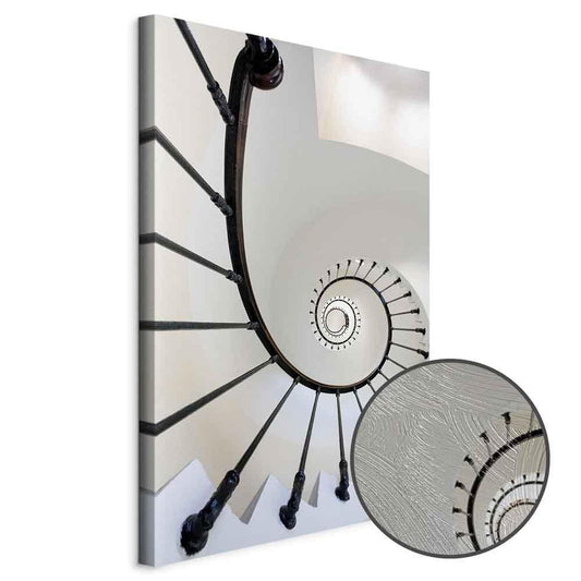 Leinwandbild - Endless Stairs (1 Part) Vertical