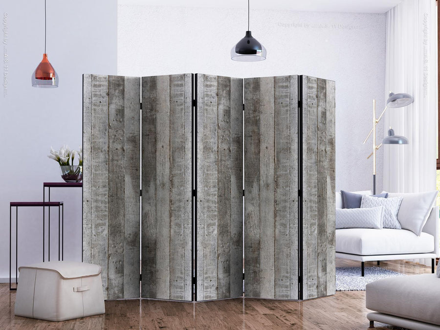 Paravent - Concrete Timber II Artgeist