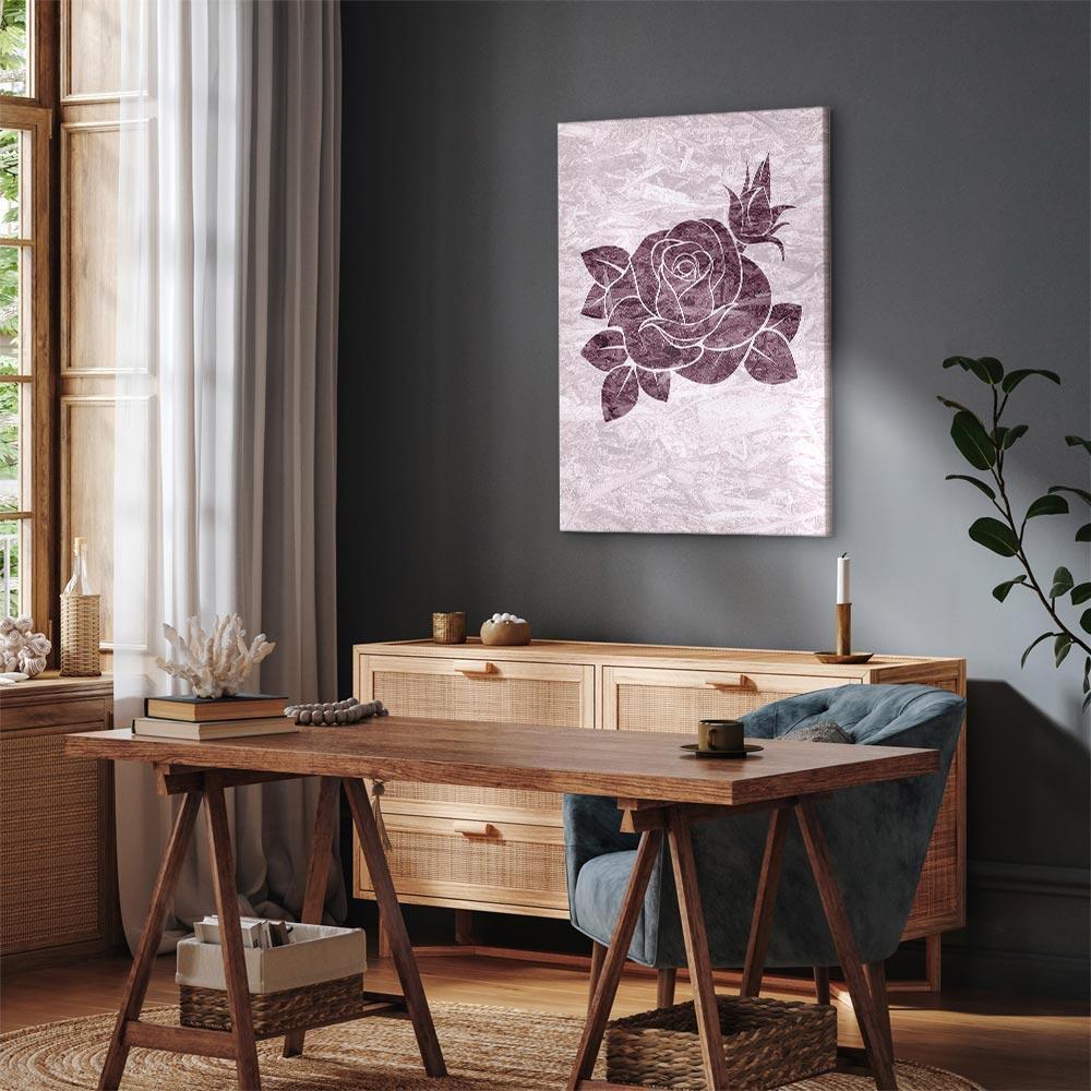 Leinwandbild - Splinters of Love (1 Part) Vertical