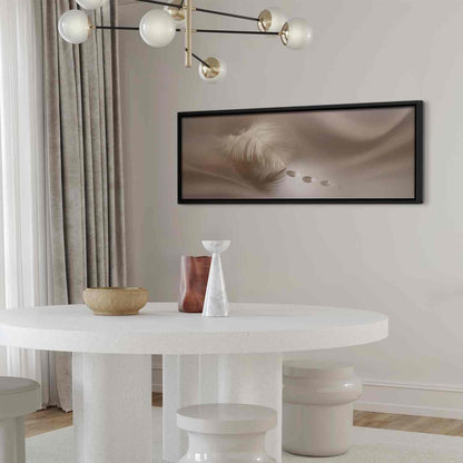 Leinwandbild - Delicate Feather