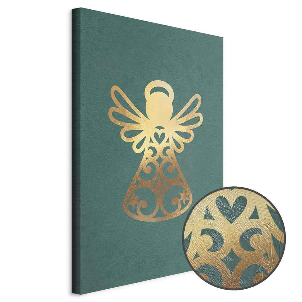 Leinwandbild - Angelic Christmas (1 Part) Vertical