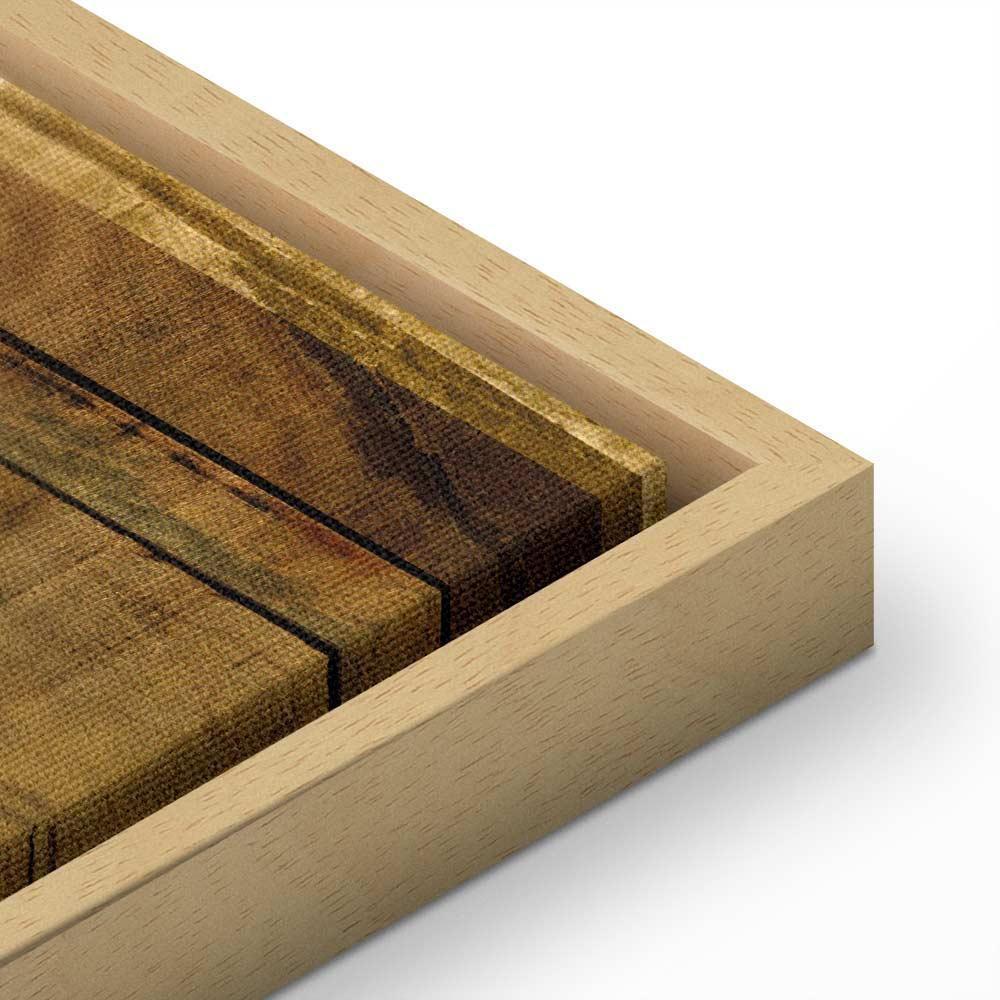 Leinwandbild - Golden Chocolate (1 Part) Vertical