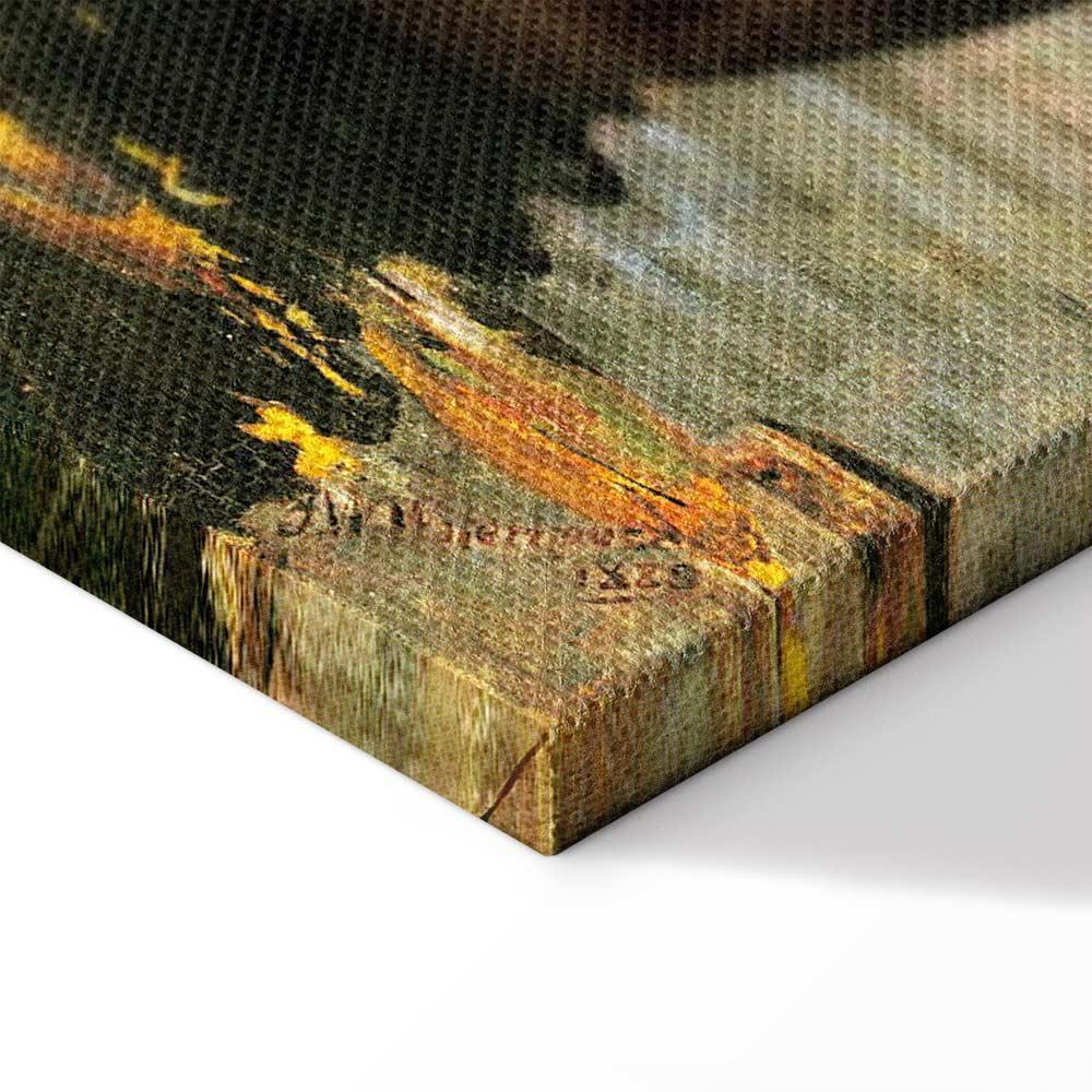 Leinwandbild - John William Waterhouse – The Lady of Shalott